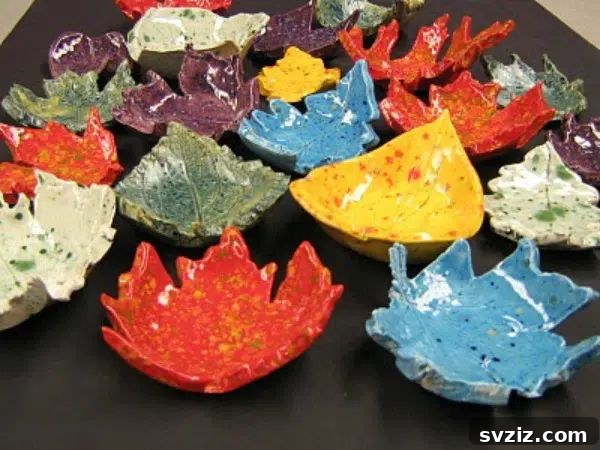 Autumn leaf bowl