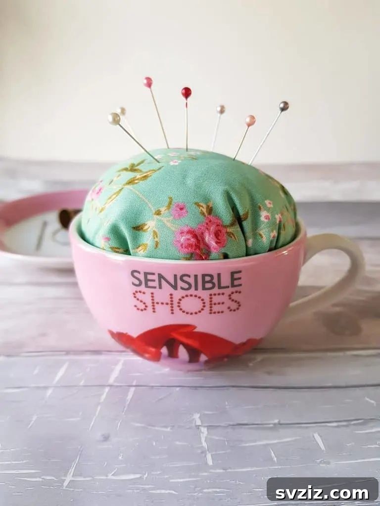 31 Adorable Craft Projects 18 DIY pin cushion magnetic saucer craft