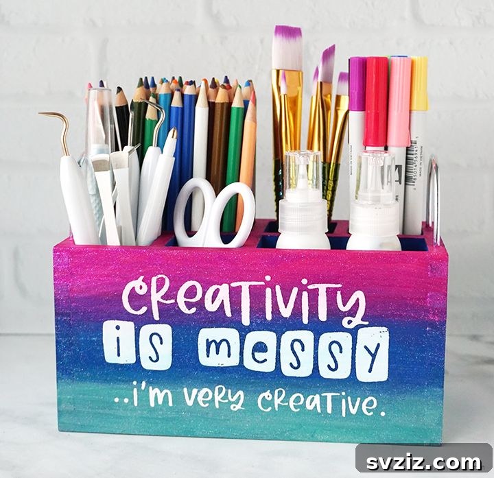 31 Adorable Craft Projects 31 DIY craft tool organizer