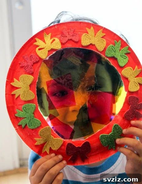 stained glass wreath