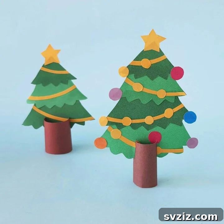 paper christmas tree