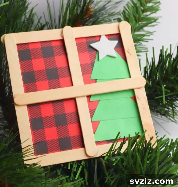 Christmas window ornament