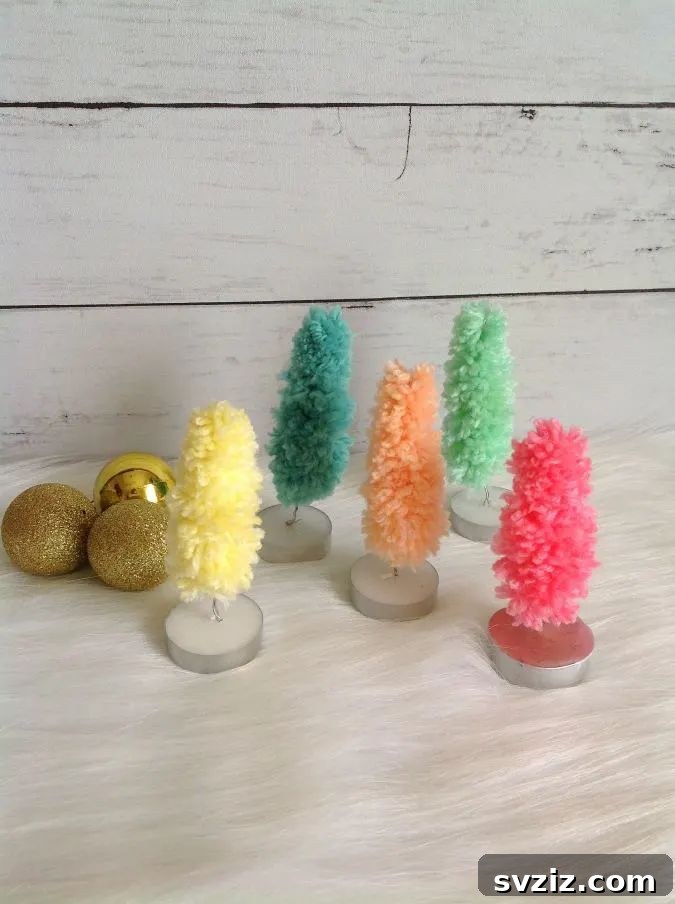 yarn christmas tree