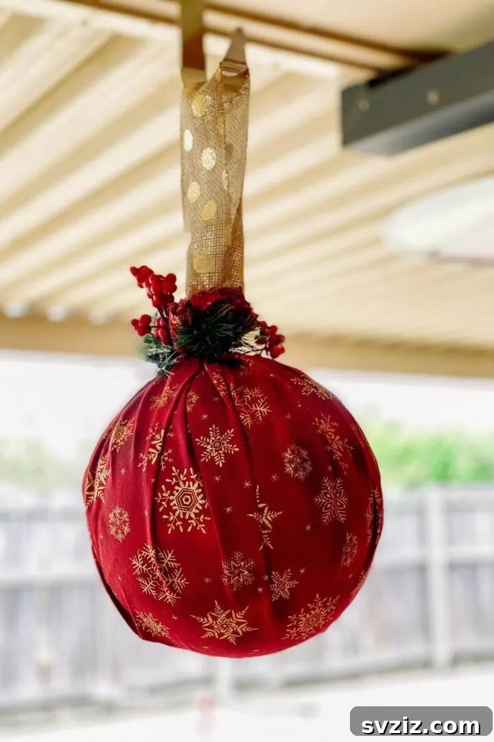 giant Christmas ornaments