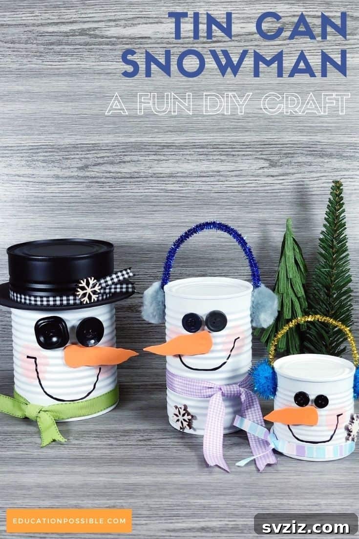 tin can snowman