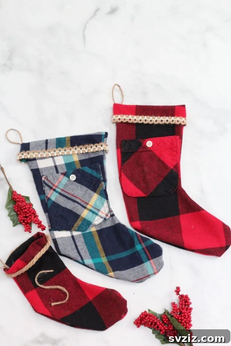 no sew stockings