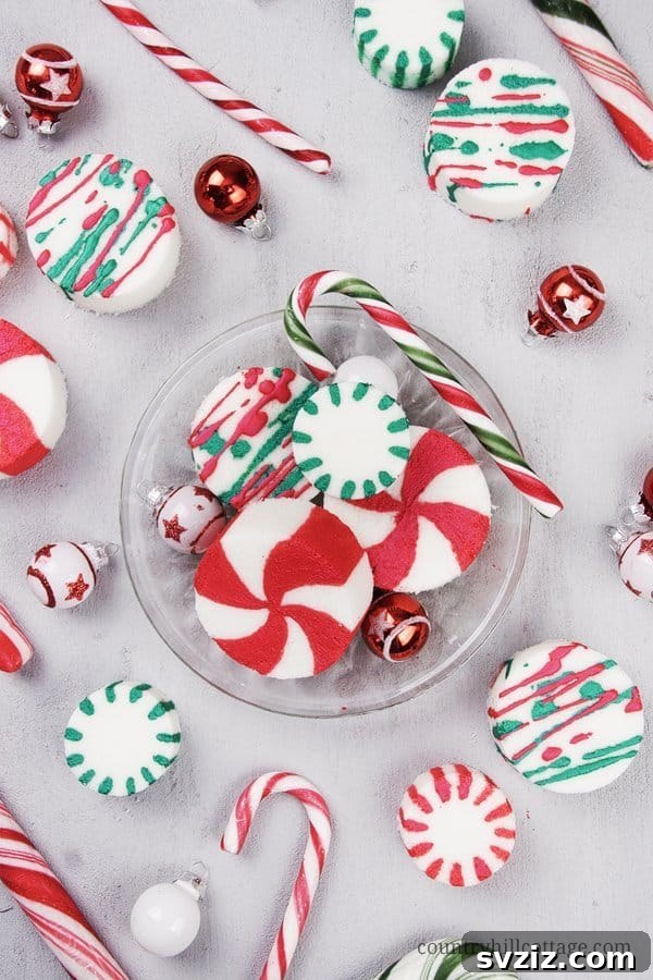 31 Crafty Christmas Gift Ideas Under $10 21 peppermint bath bombs