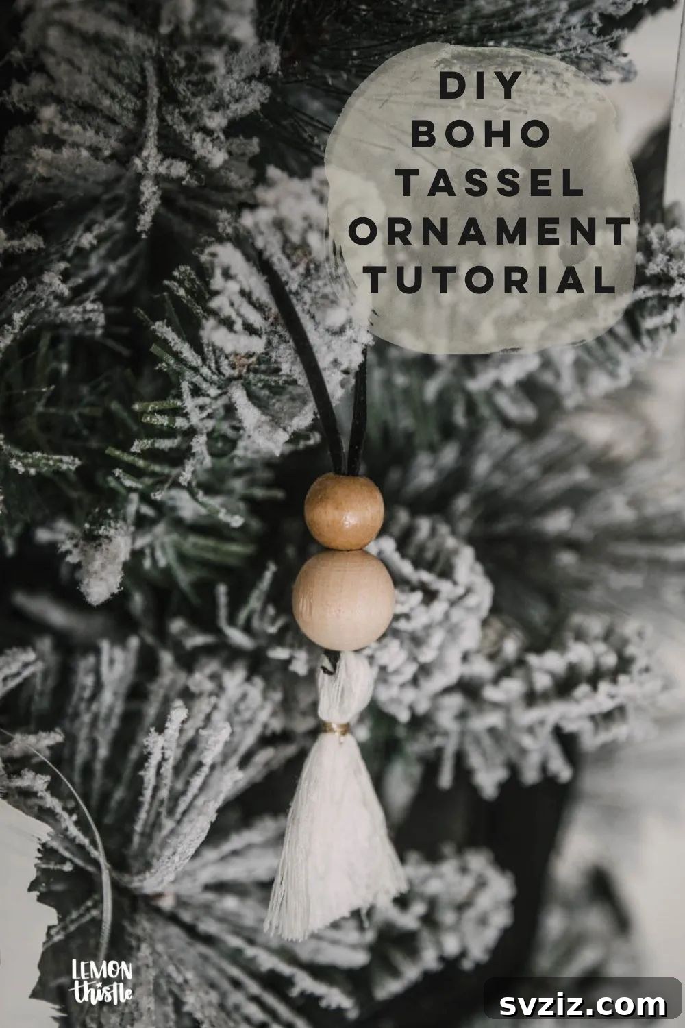 Instant Holiday Cheer: 31 Crafts in Under 15 Minutes 29 Stylish boho tassel ornaments for unique tree decor