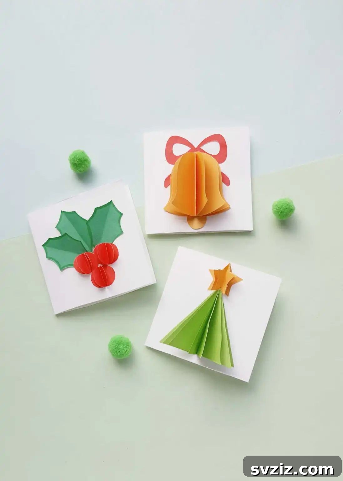Instant Holiday Cheer: 31 Crafts in Under 15 Minutes 4 Creative 3D Christmas cards with festive imagery