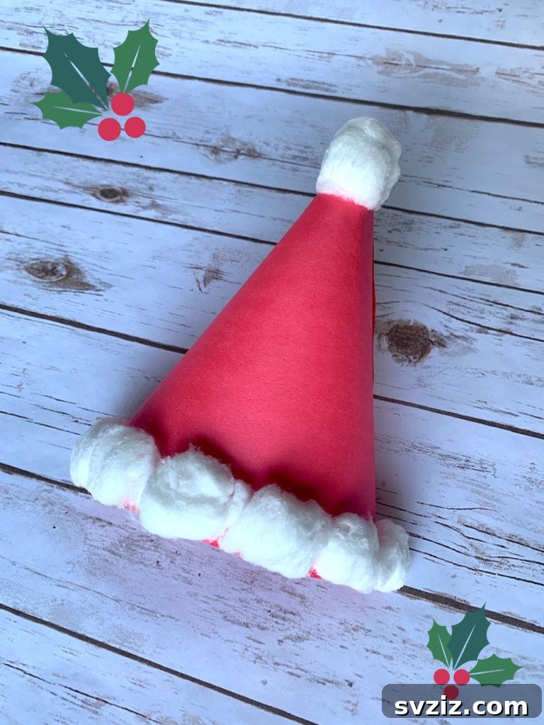 Instant Holiday Cheer: 31 Crafts in Under 15 Minutes 7 Easy-to-make Santa paper hats for Christmas festivities