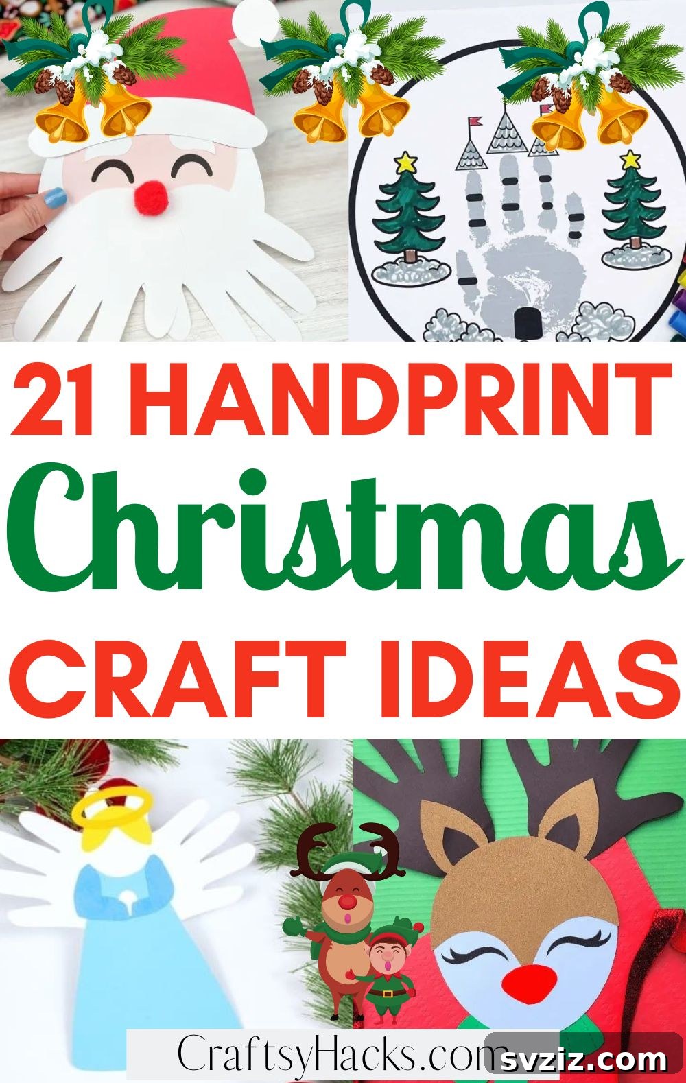 handprint christmas crafts