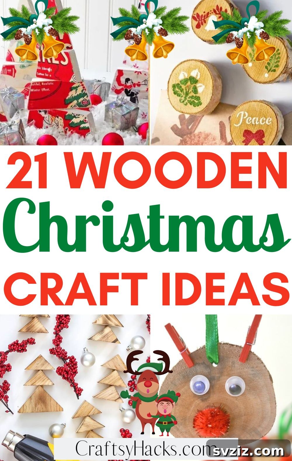 Wooden Holiday Magic: 21 Craft Ideas 2 Inspiring collection of wooden Christmas craft ideas for festive home decor and unique gifts