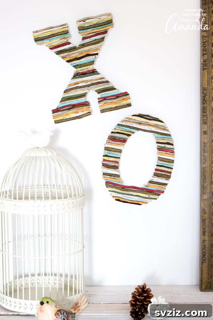 painted twig fall letters