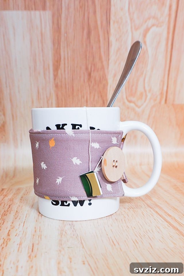 sewn mug cozy