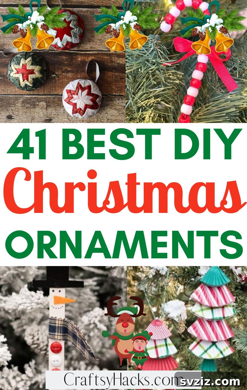 DIY Christmas ornaments showcase a variety of handmade decorations for the holiday season.