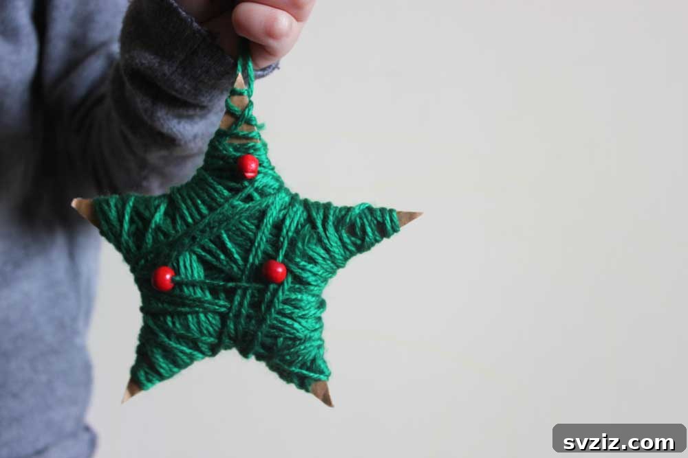 Shining DIY star ornaments, perfect for holiday decoration.