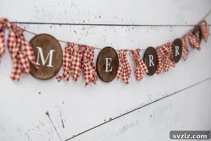 31 Cozy Farmhouse Christmas Inspirations 27 farmhouse christmas banner
