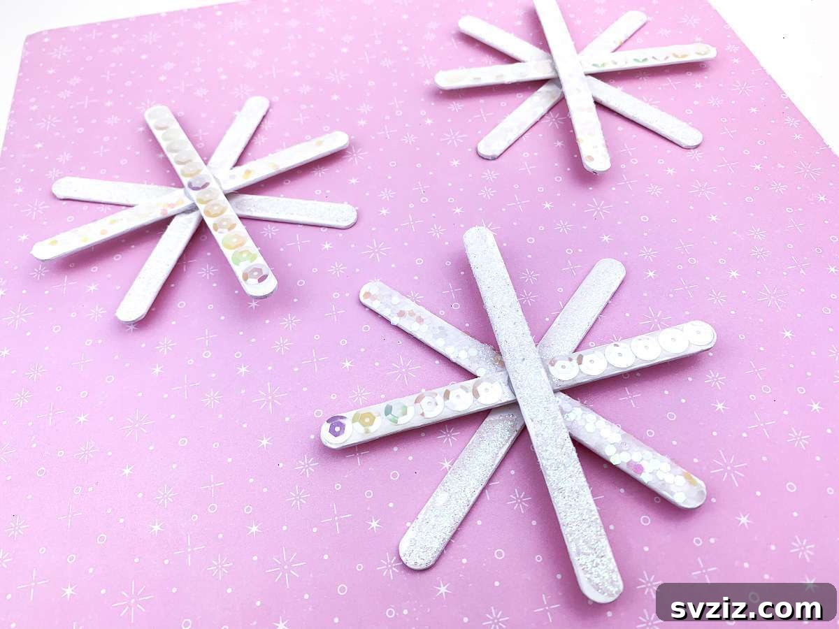 shiny and sparkly snowflake