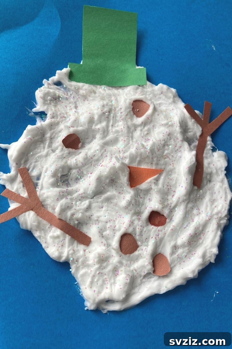 melted snowman craft