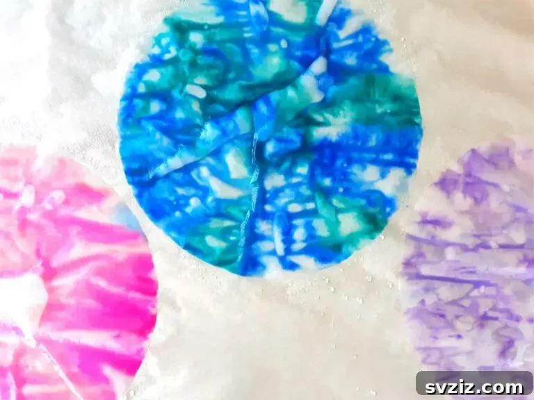 coffee filter snowflake