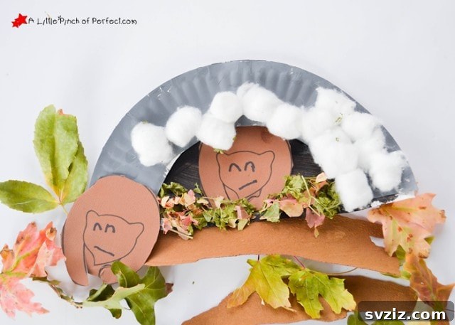 paper plate bear