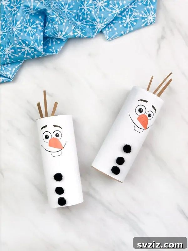 toilet paper roll olaf