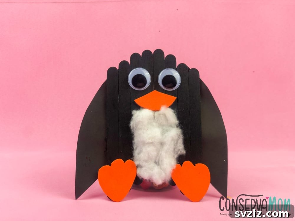 popsicle stick penguin