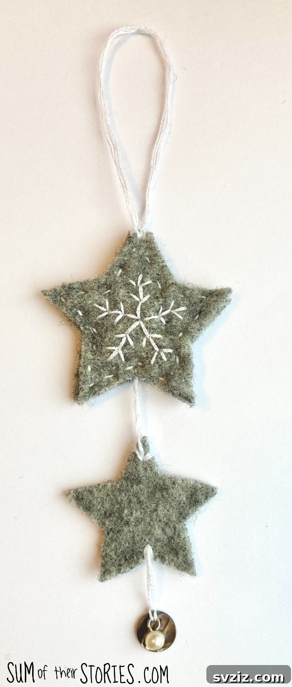 31 Profitable Winter Craft Ideas 23 felted star snowflake ornament