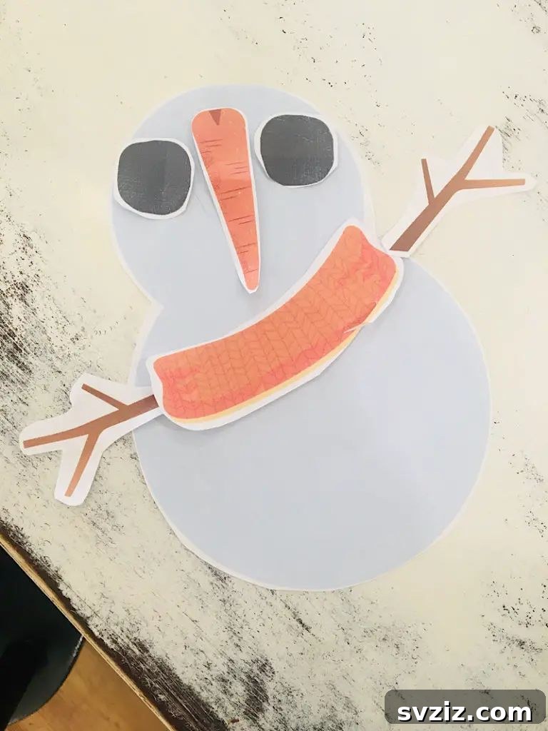 31 Fun Winter Craft Ideas for Little Ones 12 Melted Snowman Craft for Toddlers: Unleash Creativity with Glue and Paper