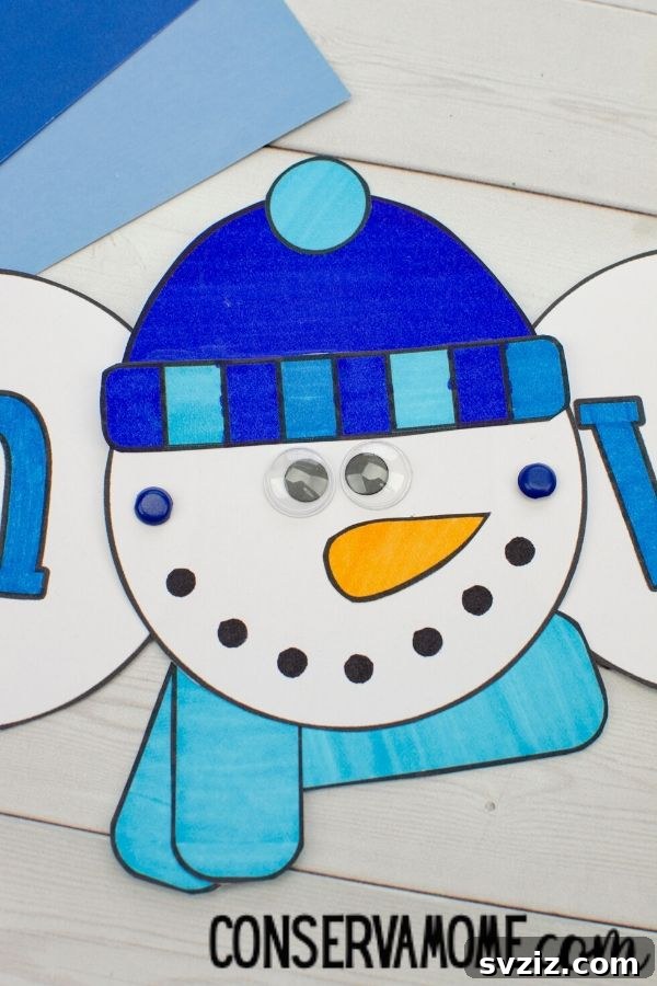 31 Fun Winter Craft Ideas for Little Ones 18 Moving Snowball Snowman Craft: Academic Fun for Toddlers
