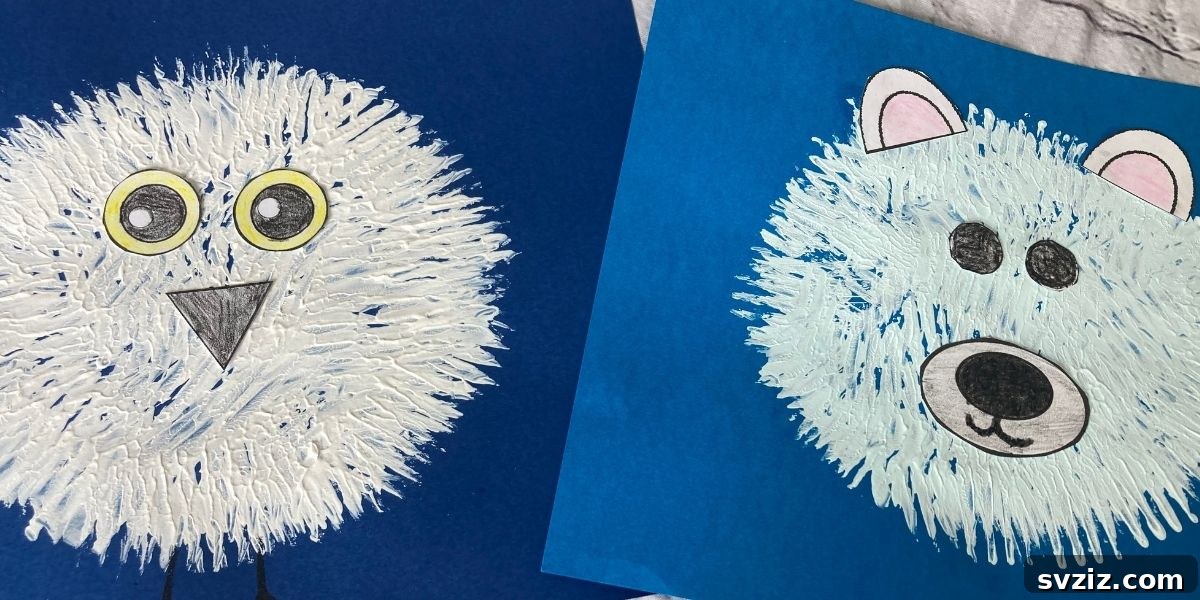 31 Fun Winter Craft Ideas for Little Ones 28 Arctic Animal Crafts for Toddlers: Explore Textures with Fork Painting