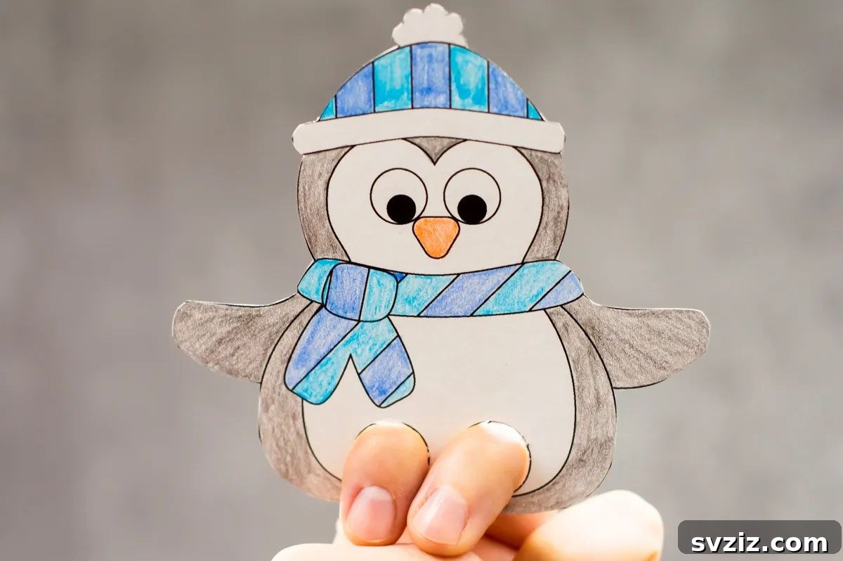 31 Fun Winter Craft Ideas for Little Ones 30 Penguin Finger Puppet Craft: Easy DIY for Toddler Imaginative Play
