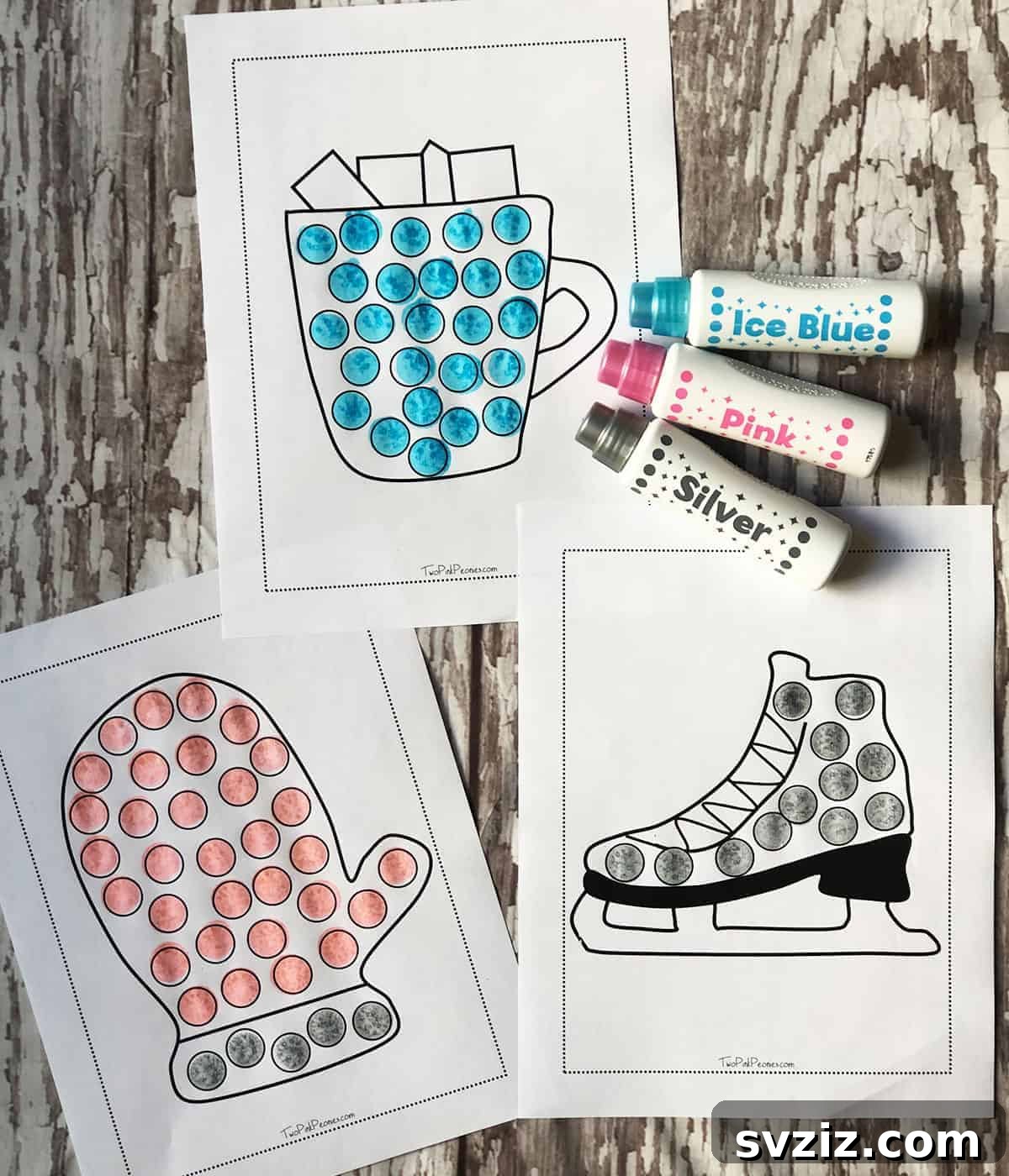 31 Fun Winter Craft Ideas for Little Ones 31 Winter Dotting Worksheets: Versatile Fine Motor Skill Activity for Toddlers