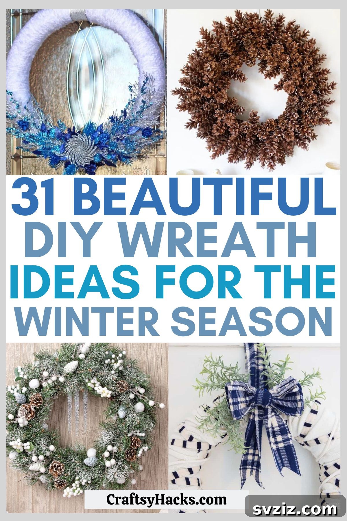 Gorgeous Winter Wreath Inspirations 2 winter wreath ideas