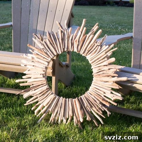 Gorgeous Winter Wreath Inspirations 23 driftwood wreath