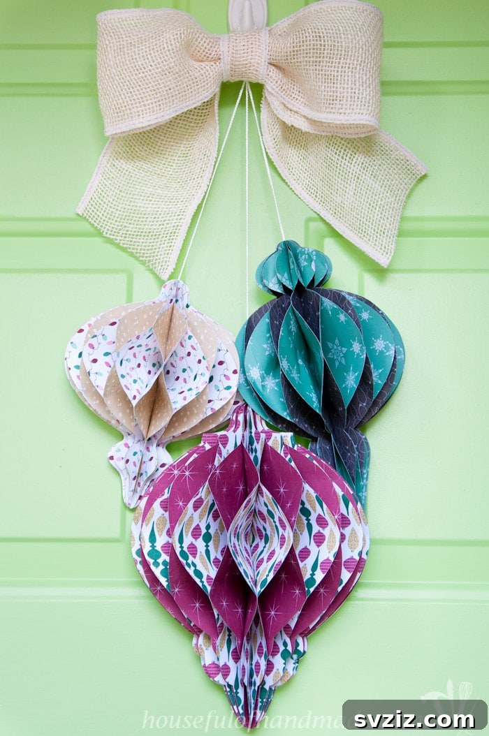 Gorgeous Winter Wreath Inspirations 4 giant paper ornament Christmas wreath