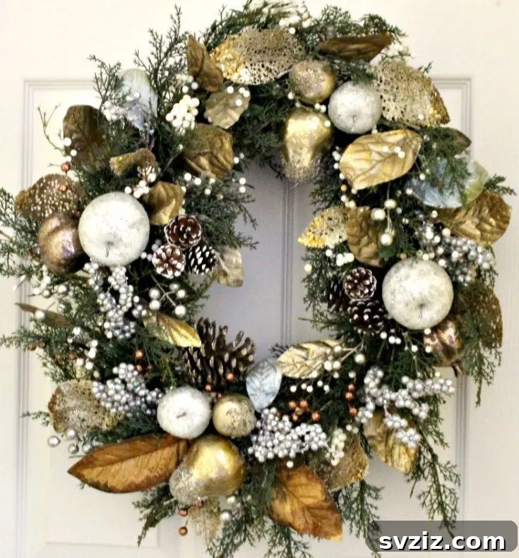 Gorgeous Winter Wreath Inspirations 31 fruit Christmas wreath