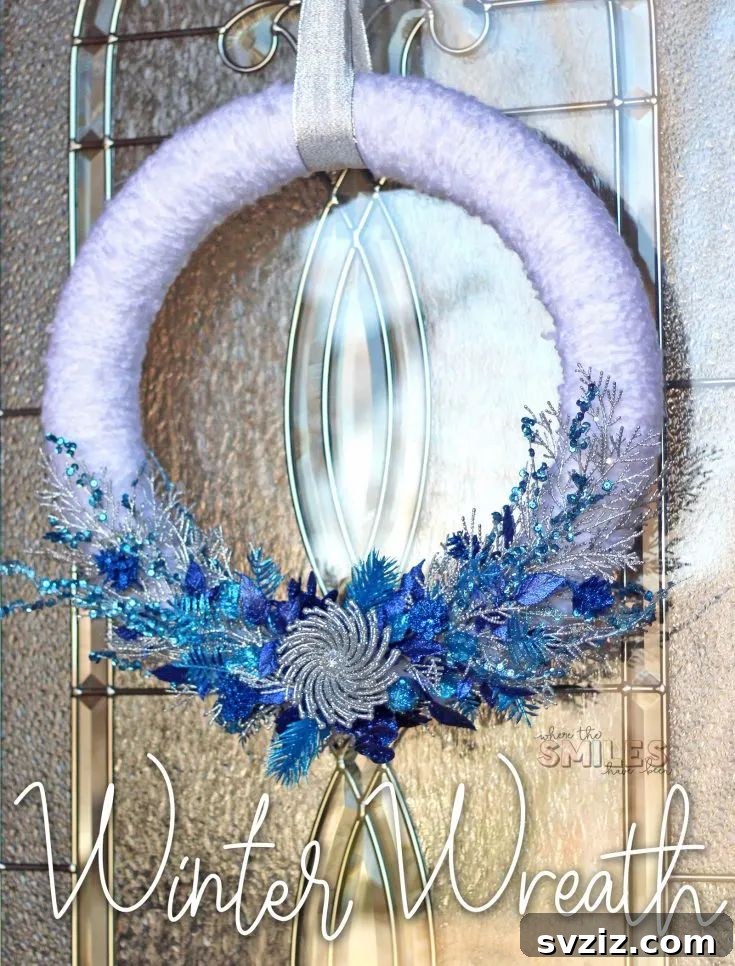 Gorgeous Winter Wreath Inspirations 10 icy winter wreath