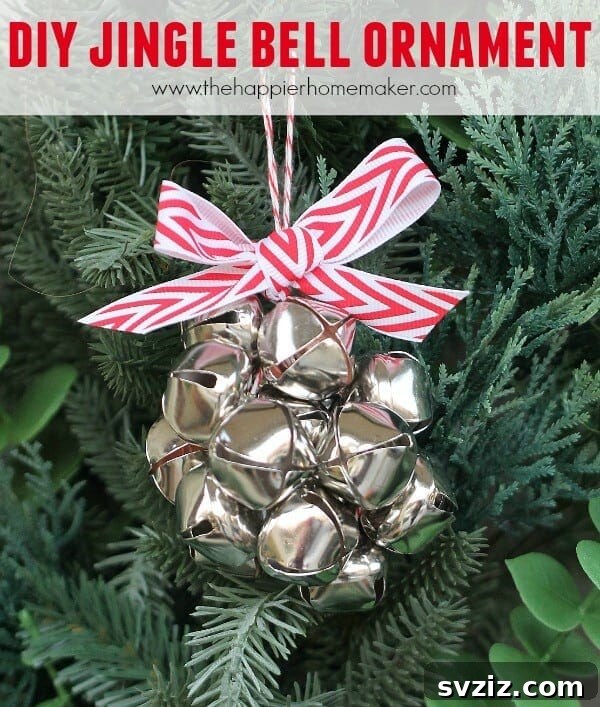 DIY Jingle Bell Christmas Ornaments