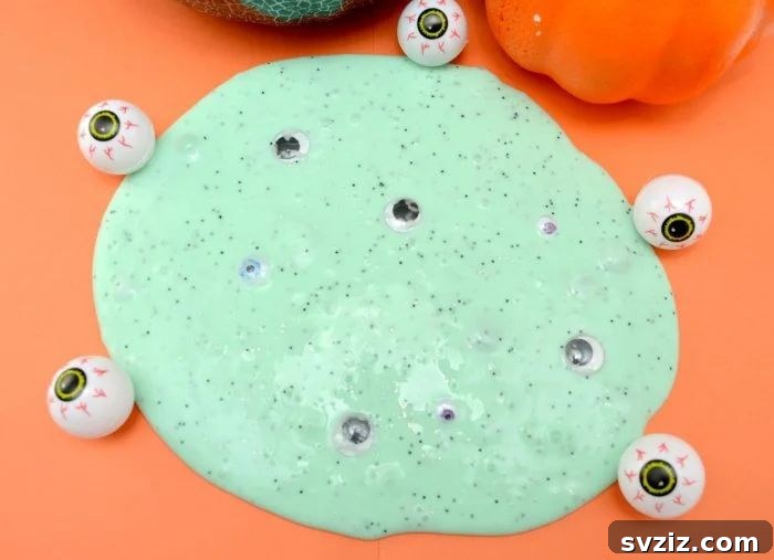 Halloween monster slime