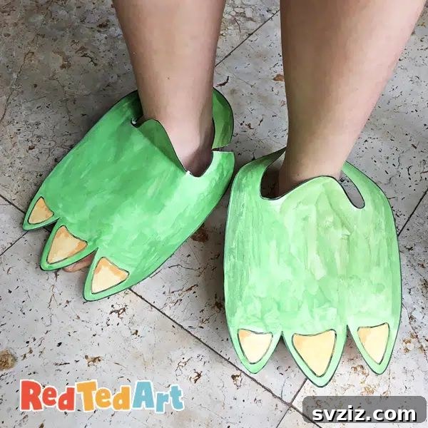 dinosaur feet