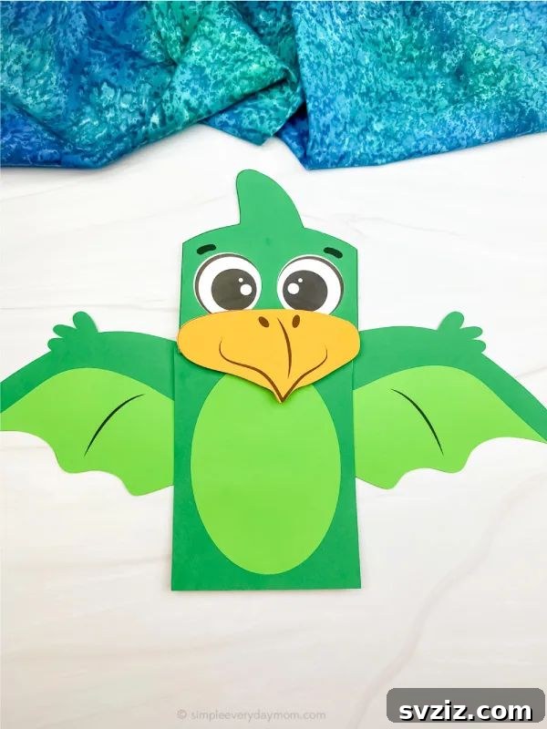 dinosaur puppet