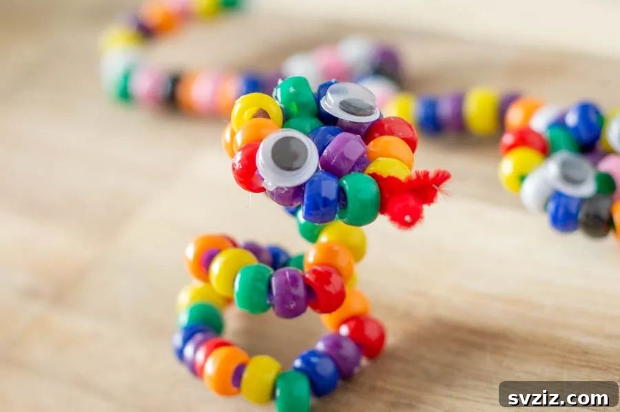 easy beaded snake