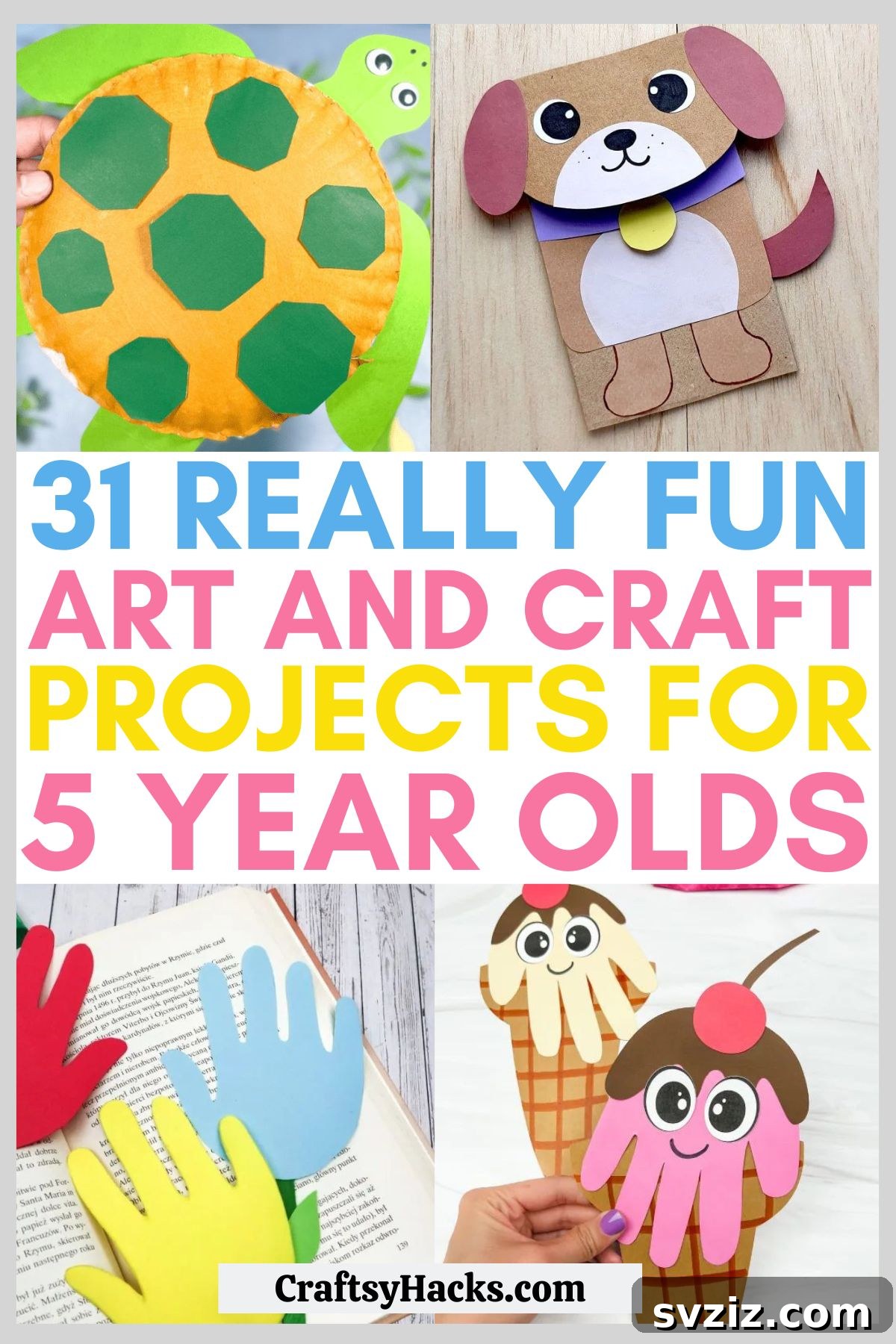 31 Creative Craft Ideas for 5-Year-Olds 2 Art and Craft Projects for 5 year olds