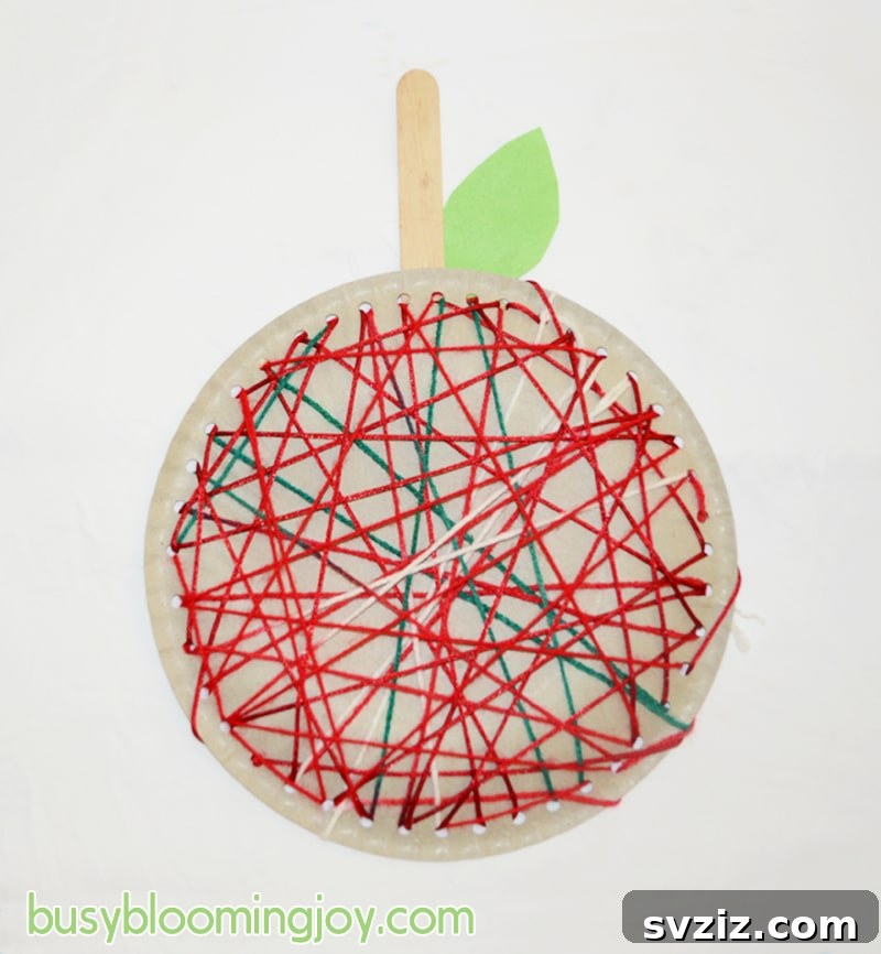 31 Creative Craft Ideas for 5-Year-Olds 18 apple paper plate