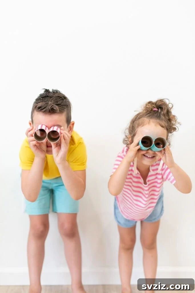 31 Creative Craft Ideas for 5-Year-Olds 6 toy binoculars