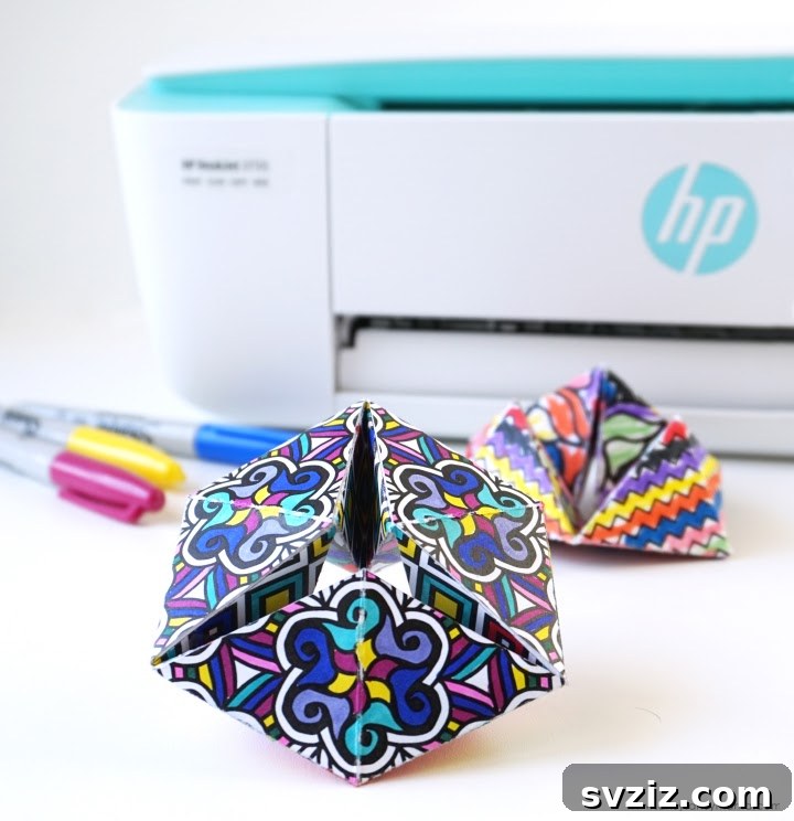 paper hexagon kaleidocycle