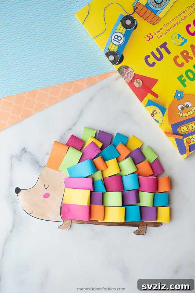 paper hedgehog