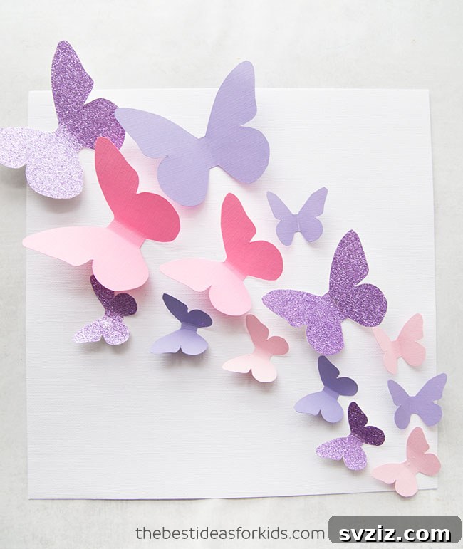 butterfly silhouettes