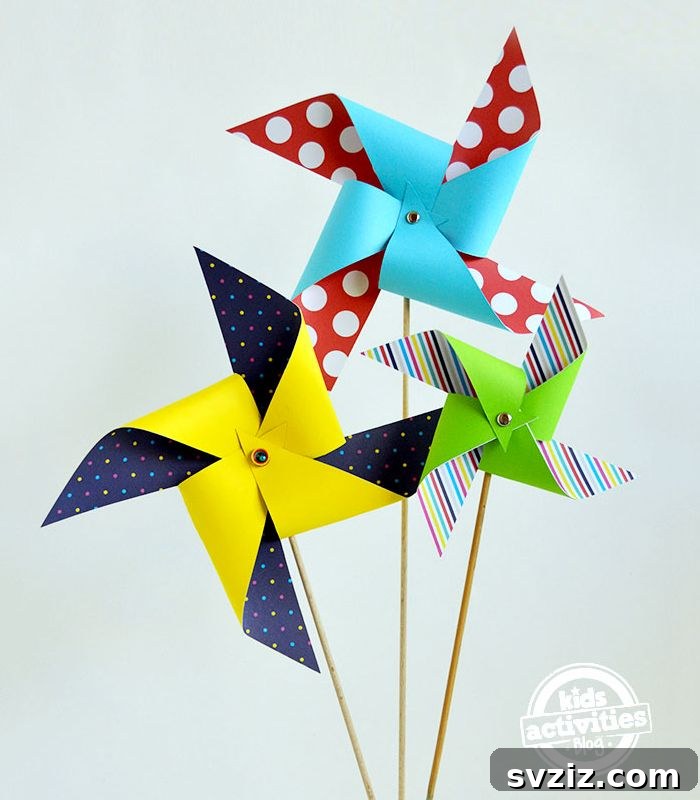 giant paper pinwheels